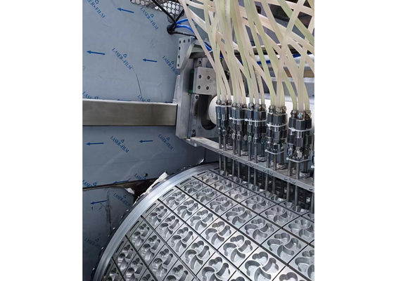 স্টেইনলেস স্টীল ডিজাইন সহ উন্নত লন্ড্রি পড / ক্যাপসুল তৈরির মেশিন